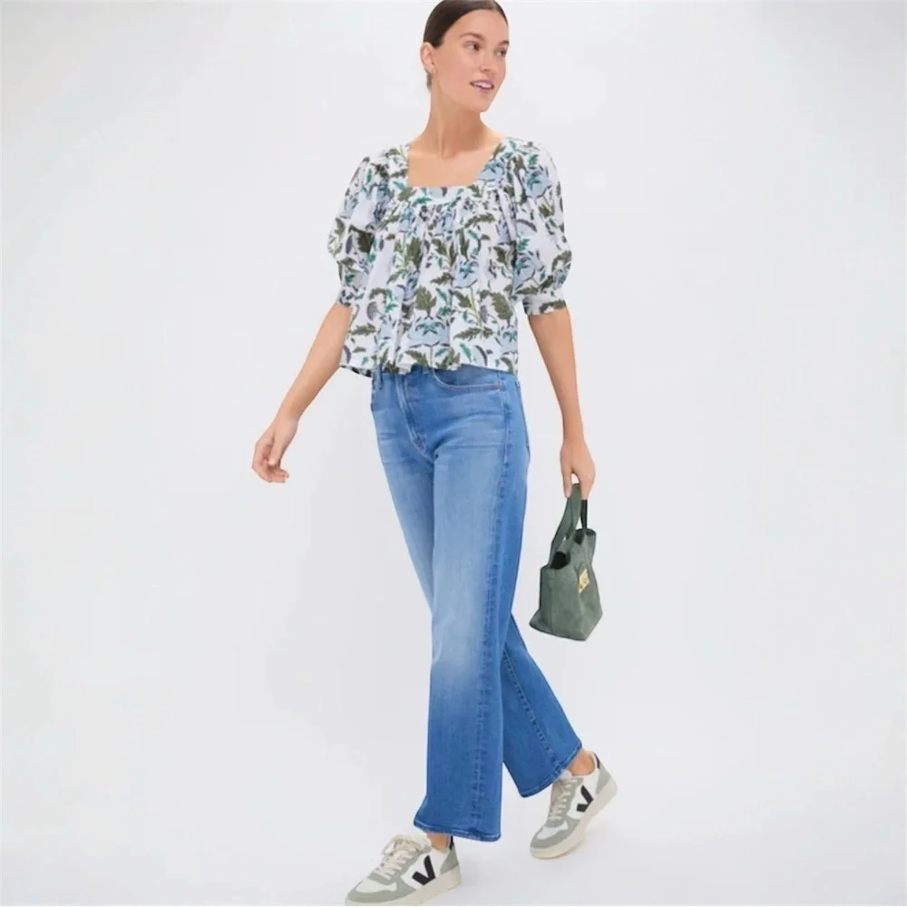 MOTHER The Rambler Zip Flood Read Between the Lines Size 29